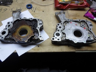 Замена масляного насоса Opel 