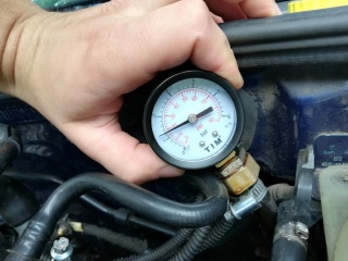 Замер давления масла ДВС Opel 